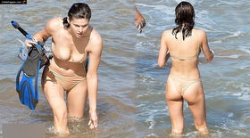 alexandra daddario fap butt ass thong bikini Photo