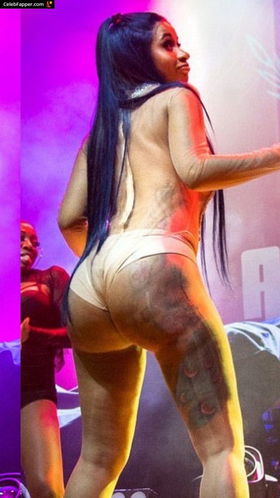 cardi b fap ass booty butt Foto