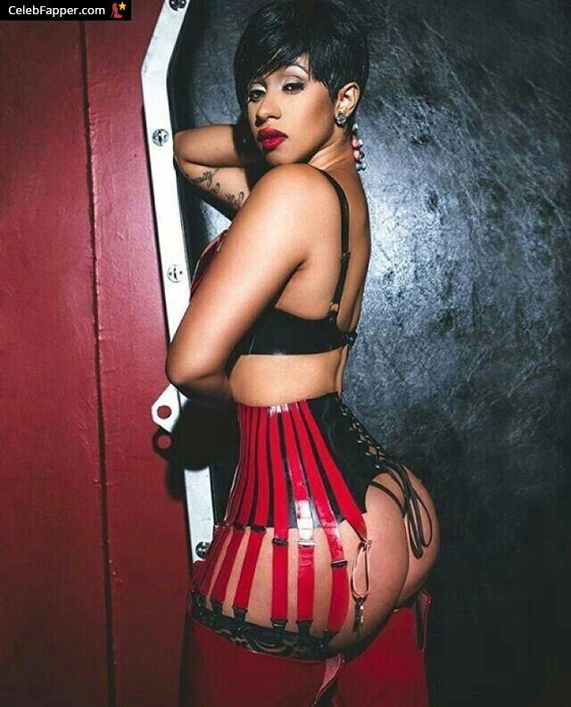 cardi b fap butt ass lingerie booty